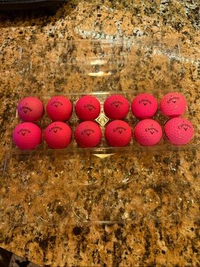 Callaway Pink Golf Balls - Bright Pink Pack